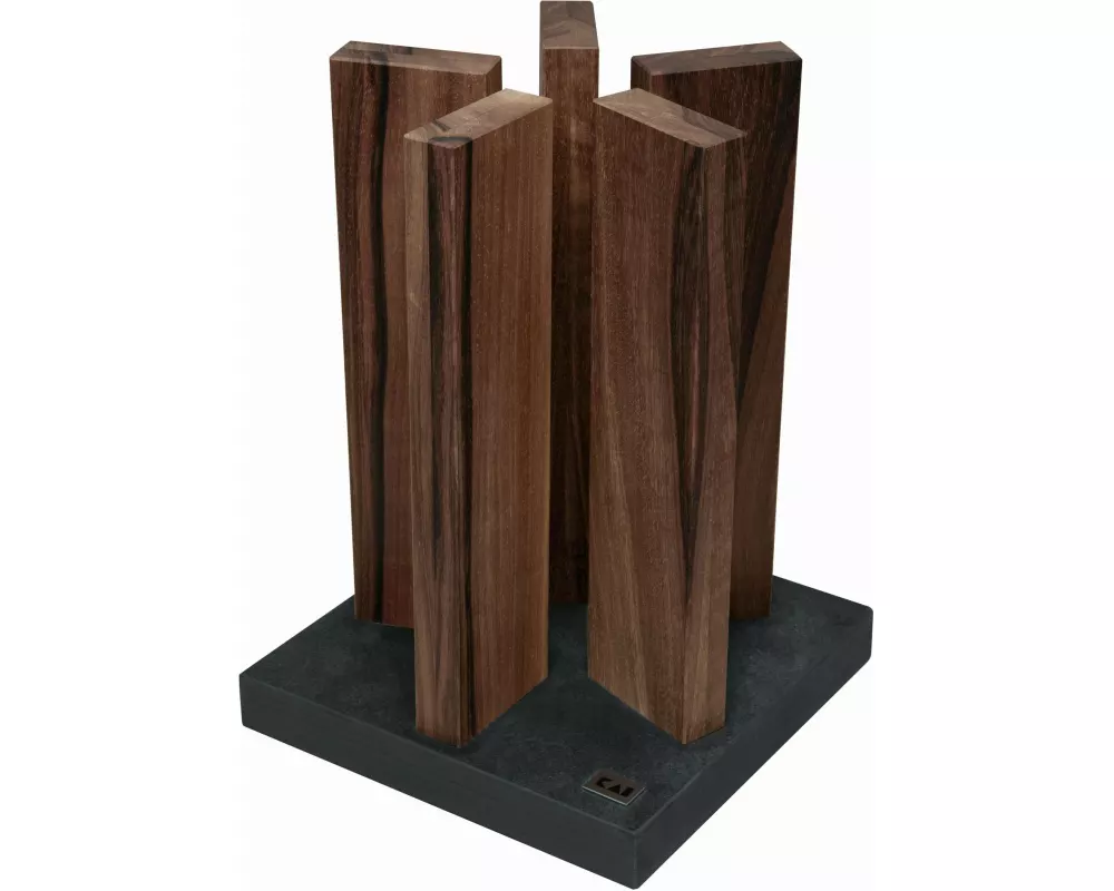 Kai Messerblock Stonehenge Walnuss/Granit