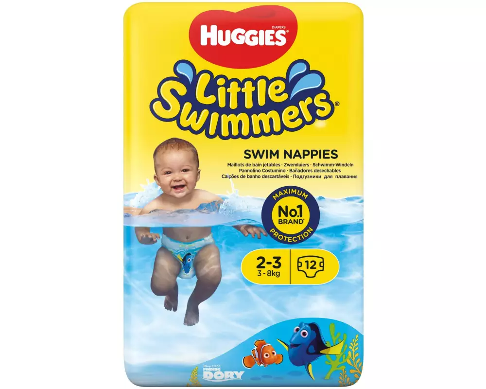 Huggies Schwimmwindel Little Swimmers Gr. 2-3, 12 Stk.