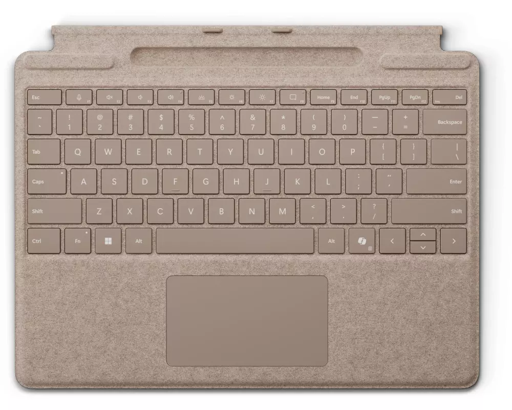Microsoft Surface Pro Keyboard mit Stiftaufbewahrung Graubeige RETAIL