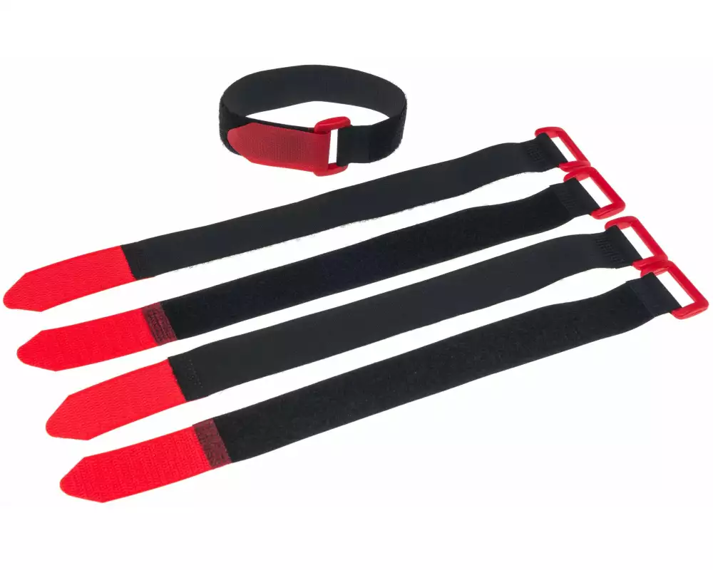 FASTECH Schlaufenband FAST-VSTRAP 25 x 480 mm, Schwarz/Rot