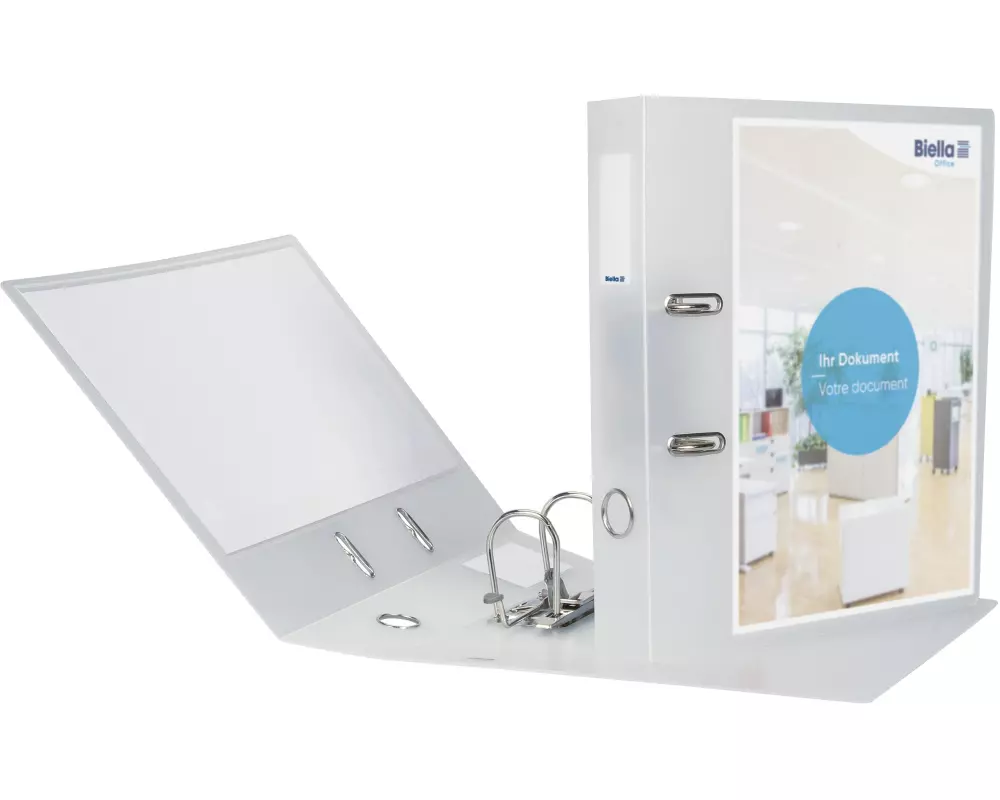 Biella Ordner Clear Creative A4 7 cm, Transparent