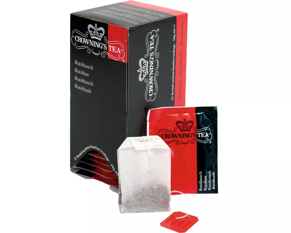 Crowning’s Tea Teebeutel Rooibusch 25 Stück