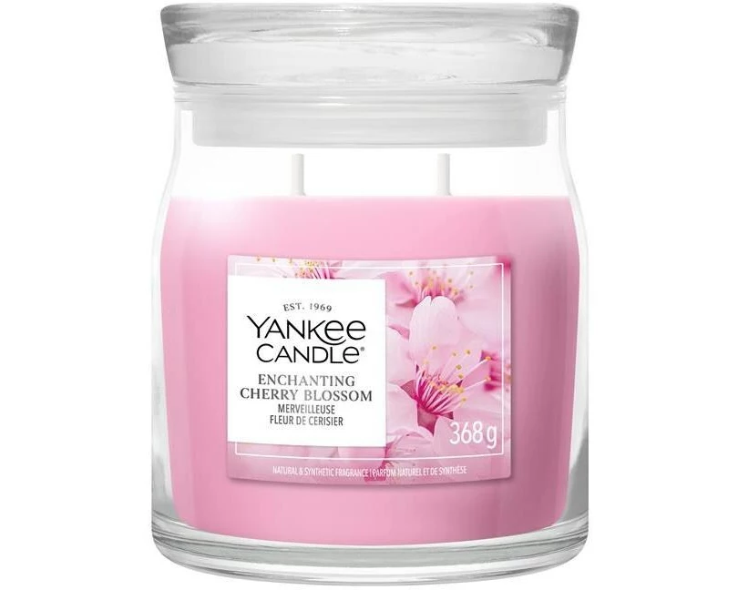 Yankee Candle Signature Duftkerze Enchanting Cherry Blossom Signature Medium Jar