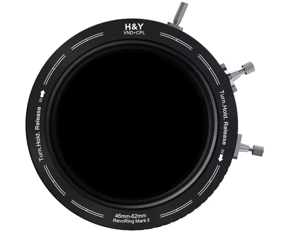 H&Y RevoRing ND3-1000+CPL Filter Mark II 46-62 mm – 62 mm