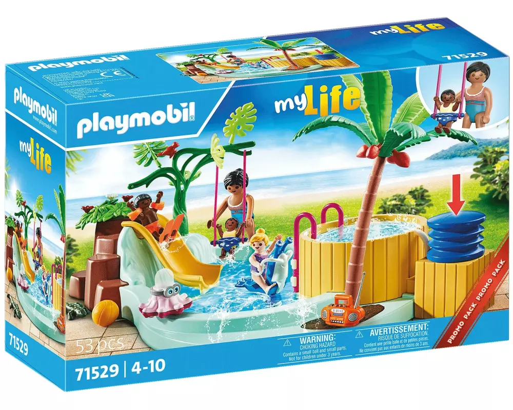 Playmobil My Life Kinderbecken mit Whirlpool 71529