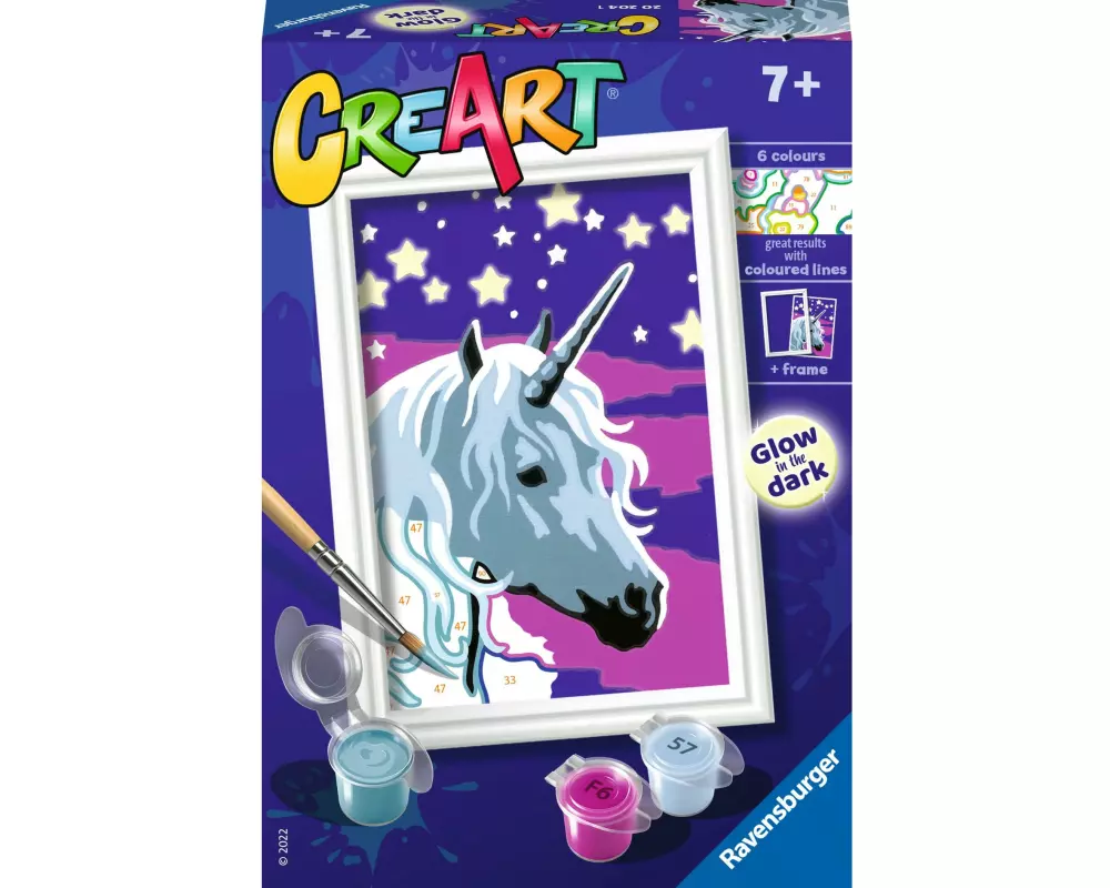 Ravensburger Malen nach Zahlen Einhornträume mit Acrylfarben