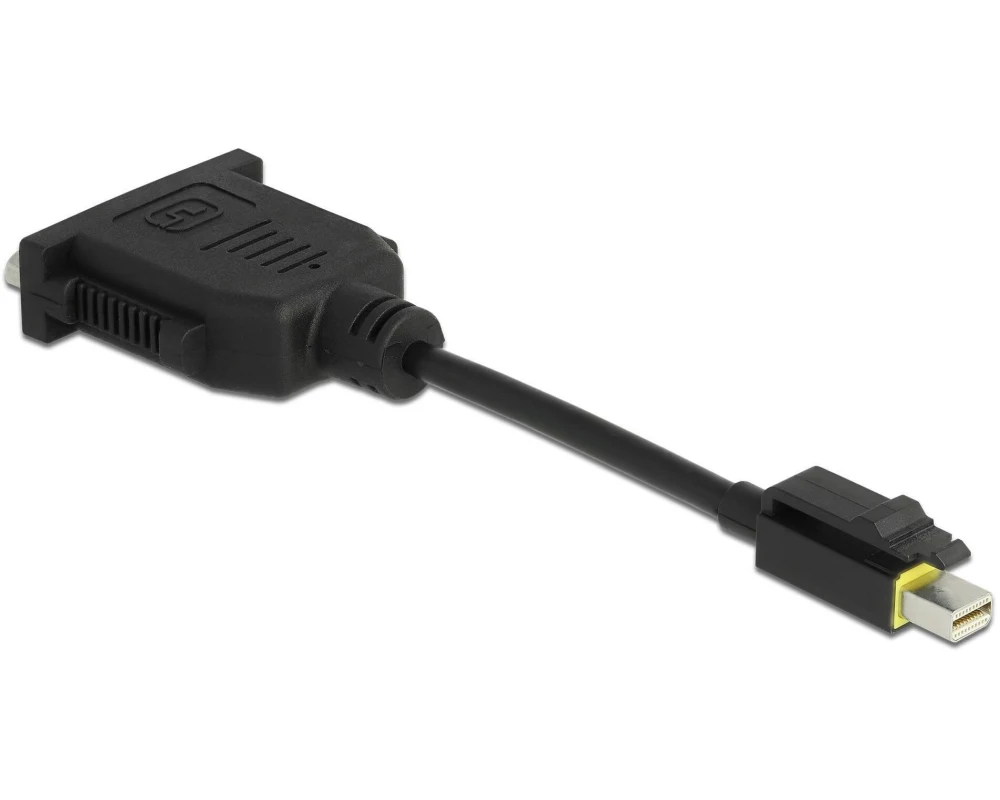 Delock Adapter Mini-DisplayPort – DVI-D 1080p/60Hz, Einrastfunktion