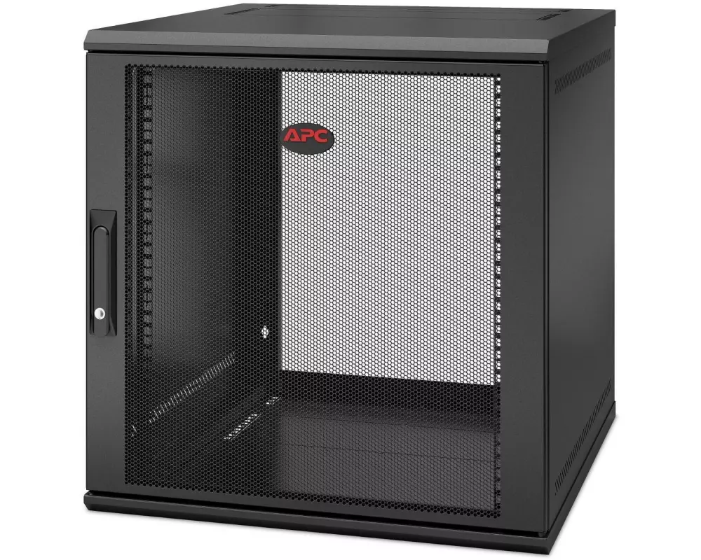 APC Wandschrank AR112SH6 19" / 12HE / Schwarz