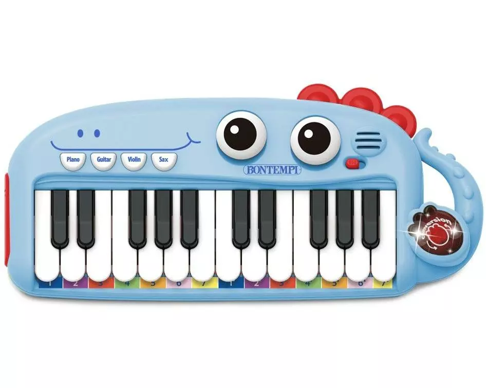Bontempi Musikinstrument Elektronik-Keyboard blau 24 Tasten