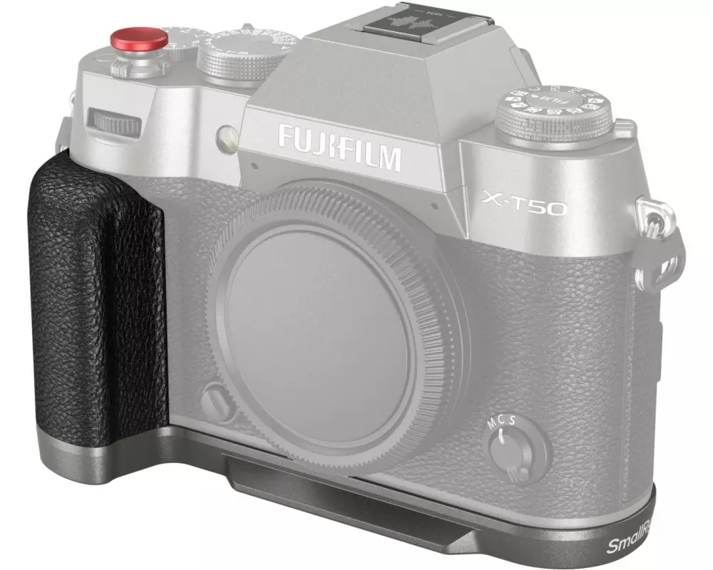 Smallrig L-Winkel Silikonhandgriff FUJIFILM X-T50 - Holzkohle-Silber