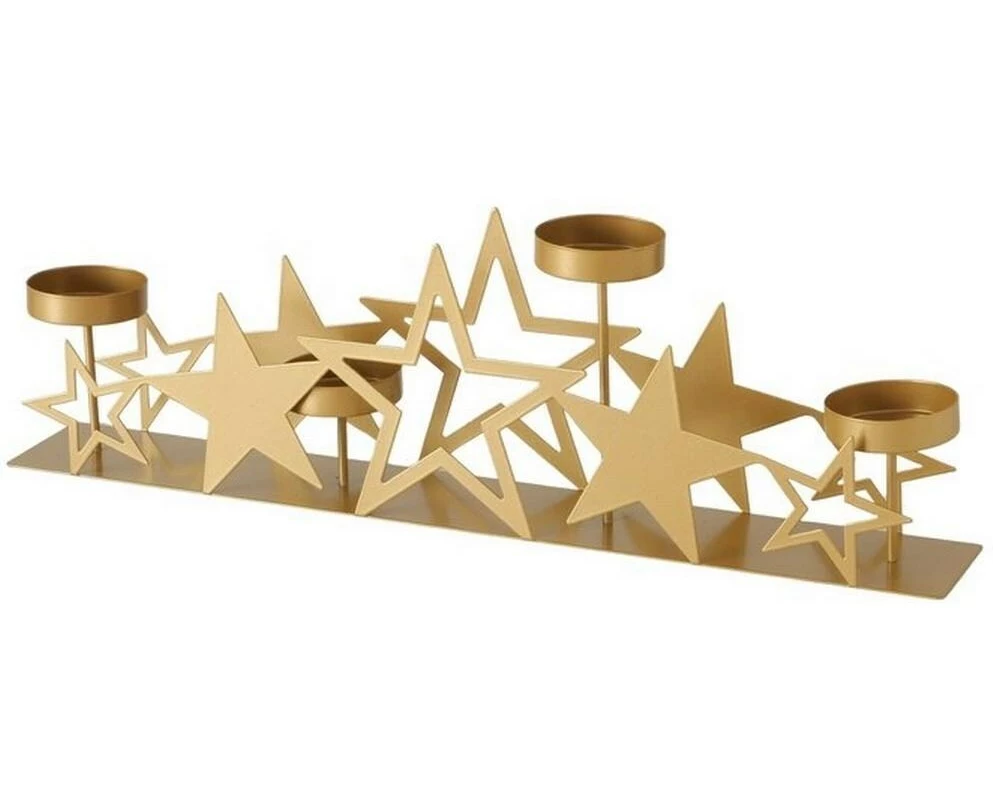 Boltze Teelichthalter Kulon Gold