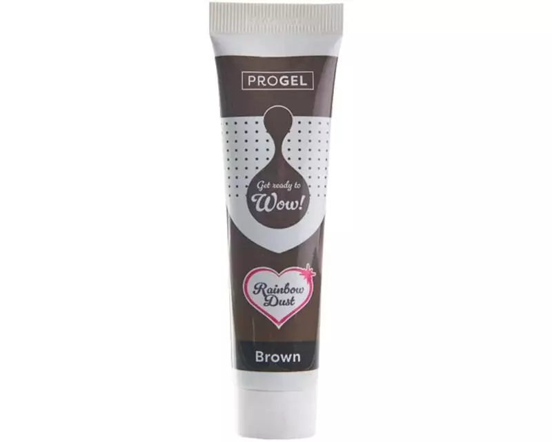 Rainbow Dust Lebensmittelfarben-Gel ProGel Braun
