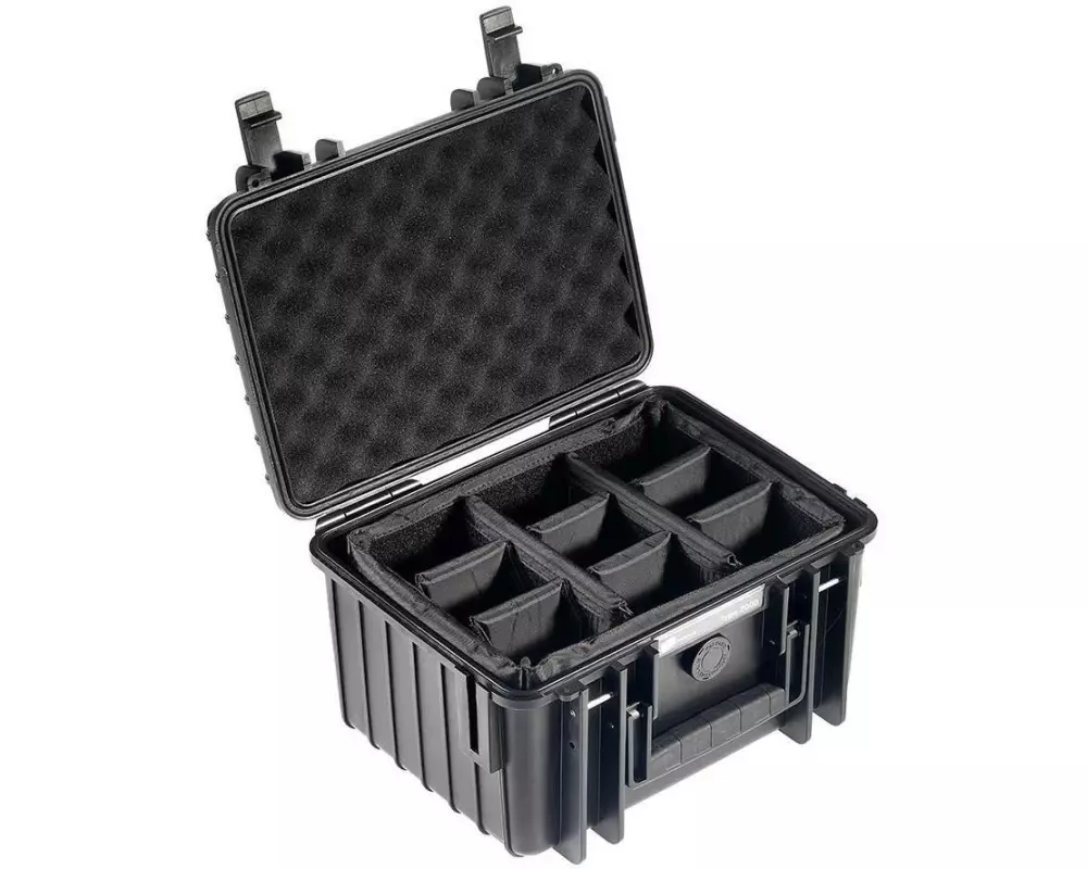 B&W Outdoor-Koffer Typ 2000 RPD Schwarz