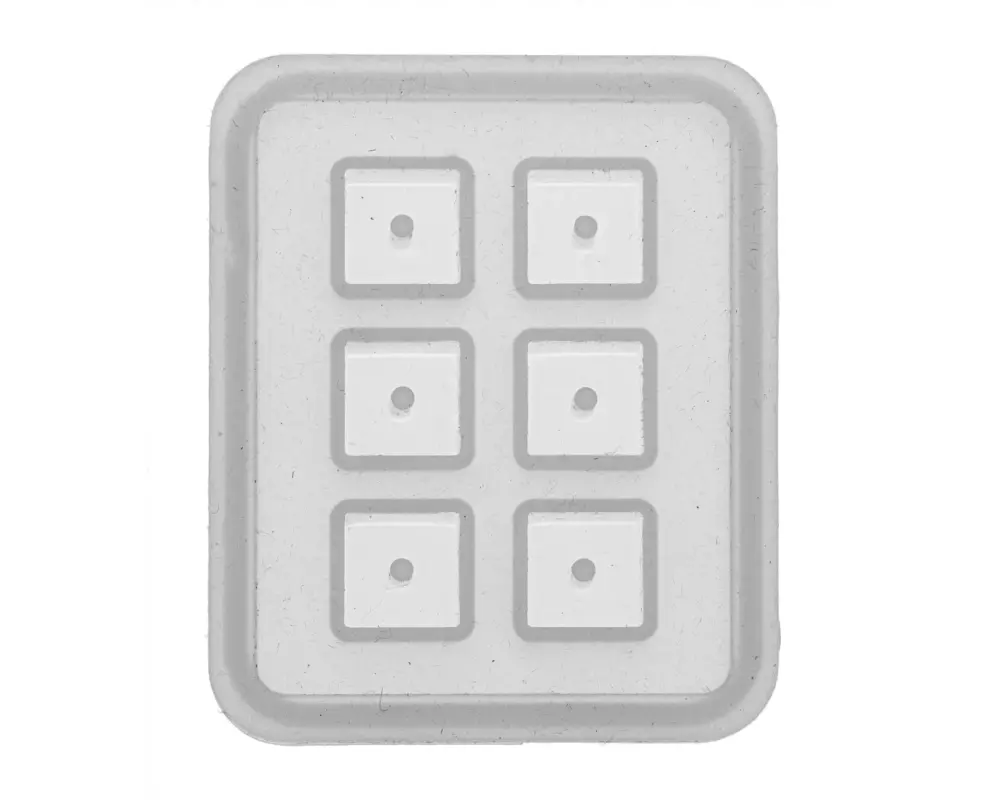 Glorex Form aus Silikon 12 x 12 mm Würfel, 6-teilig