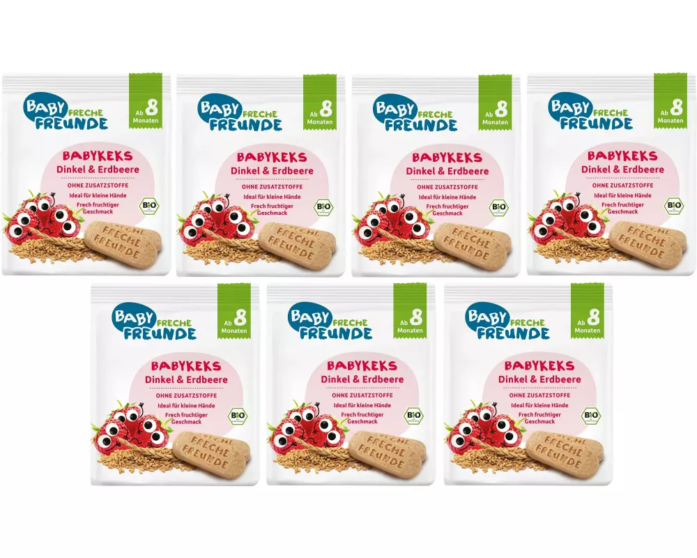 Freche Freunde Kekse Dinkel Erdbeere 7x 100 g