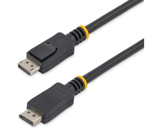 StarTech.com 5m (15ft) DisplayPort 1.2 Cable, 4K x 2K UHD VESA Certified DisplayPort Cable, DP Cable/Cord for Monitor, w/ Latches