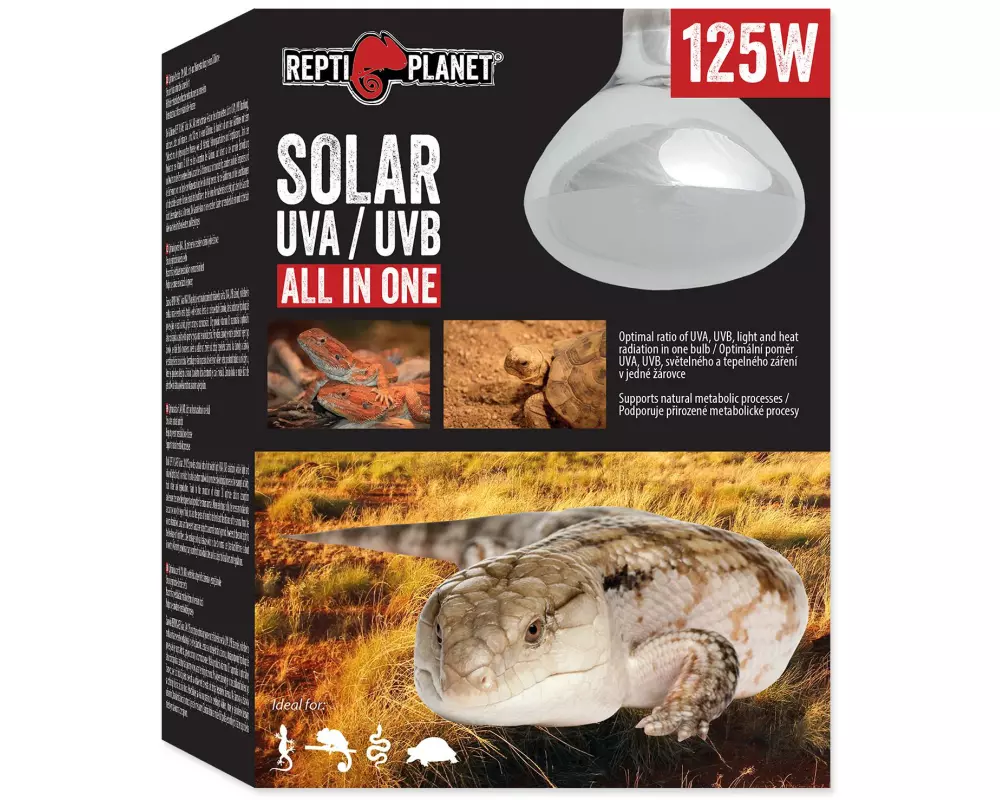 Repti Planet Terrarienlampe Solarlicht mit UVA & UVB 125 W