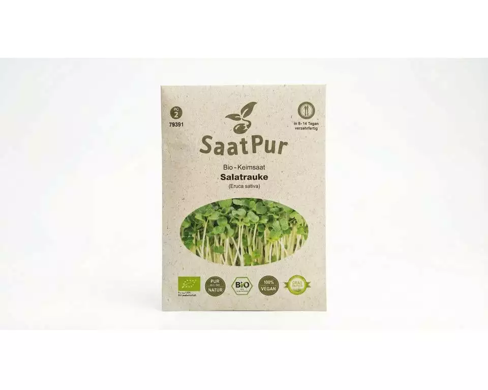 Gorilla Gardening Bio-Keimsaat Microgreens Salatrauke/Ruccola