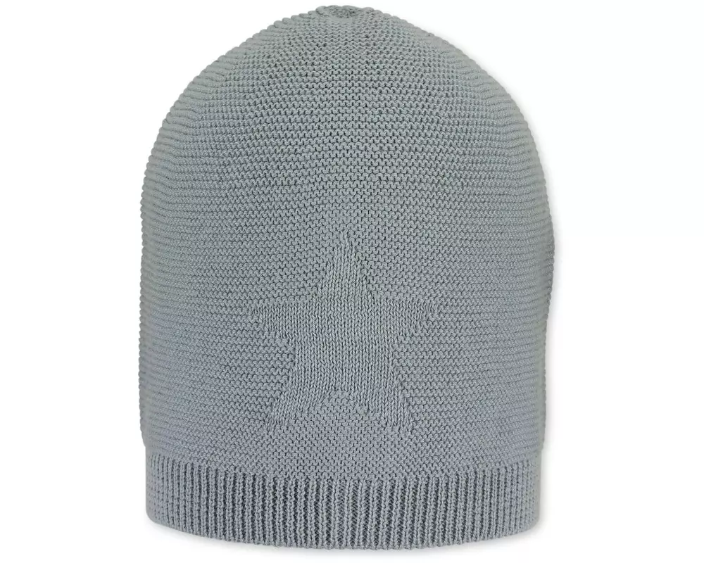 Sterntaler Wintermütze Stern Graugrün Gr. 39