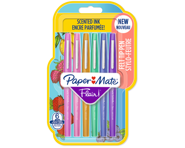 PAPERMATE Faserschreiber Flair 0.7mm 2138466 Scented, ass. 6 Stück