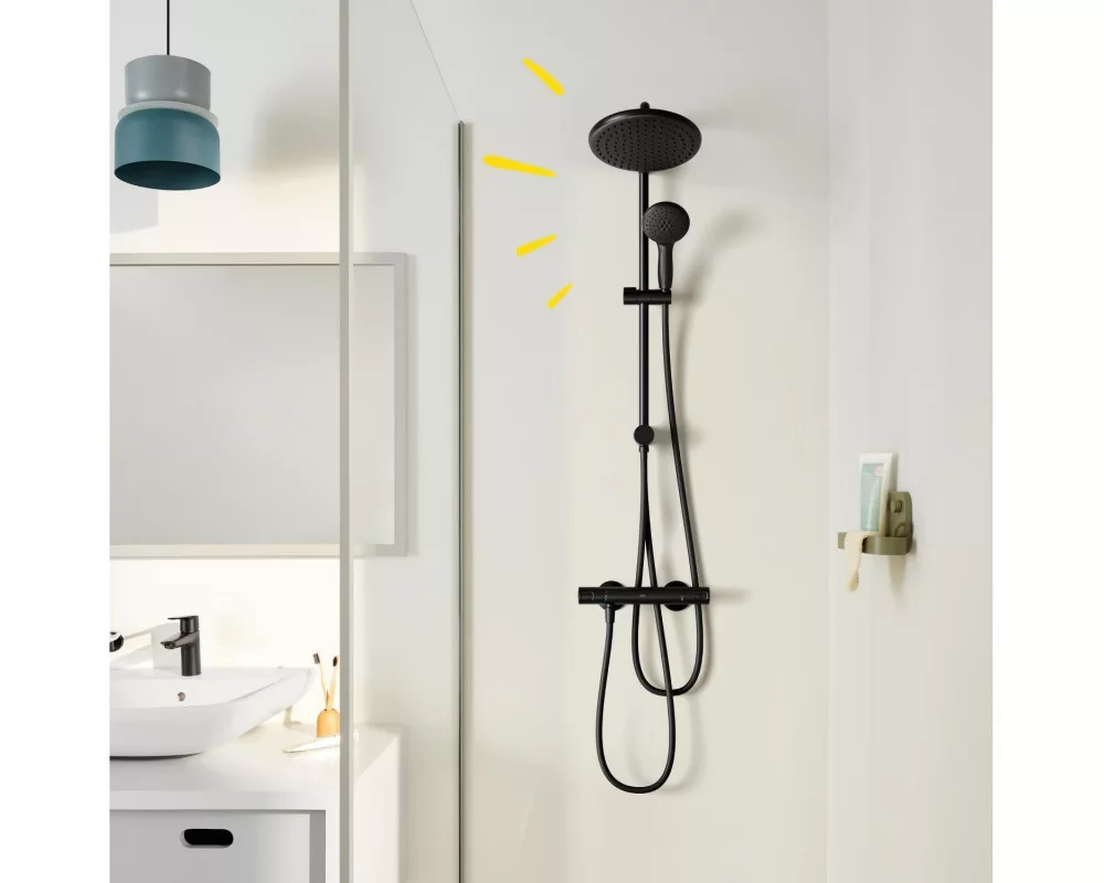 GROHE Vitalio Start 250 Flex mit Umsteller Mattschwarz