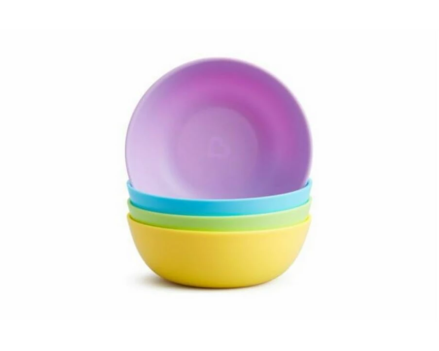 Munchkin Kinderschale Multi Bowls 4-teiliges Set, Mehrfarbig