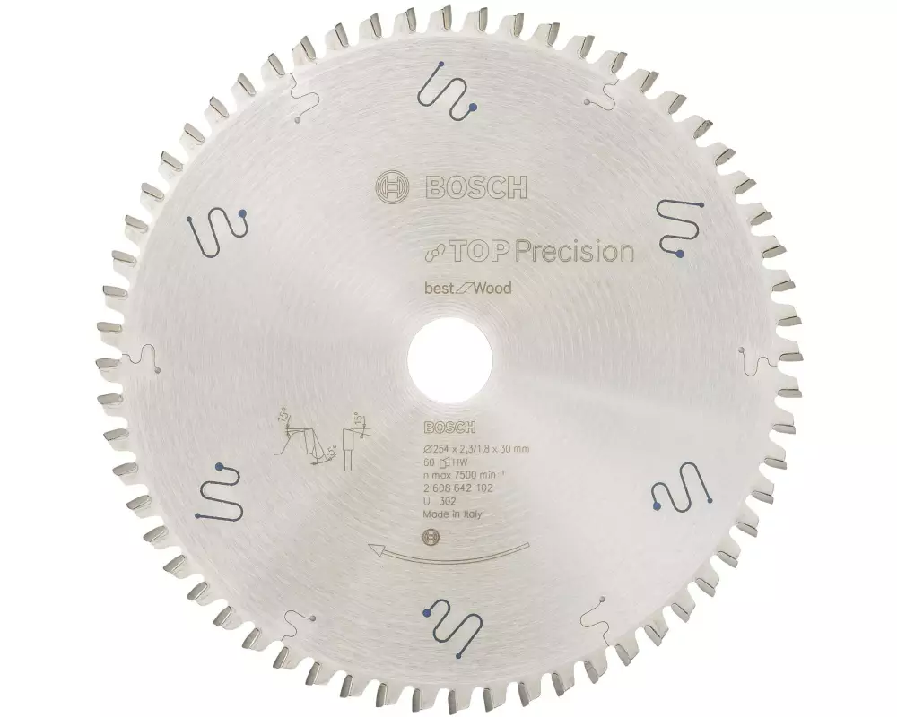 Bosch Professional Kreissägeblatt Best for Wood, 254 x 30 x 2.3 mm, Z 60