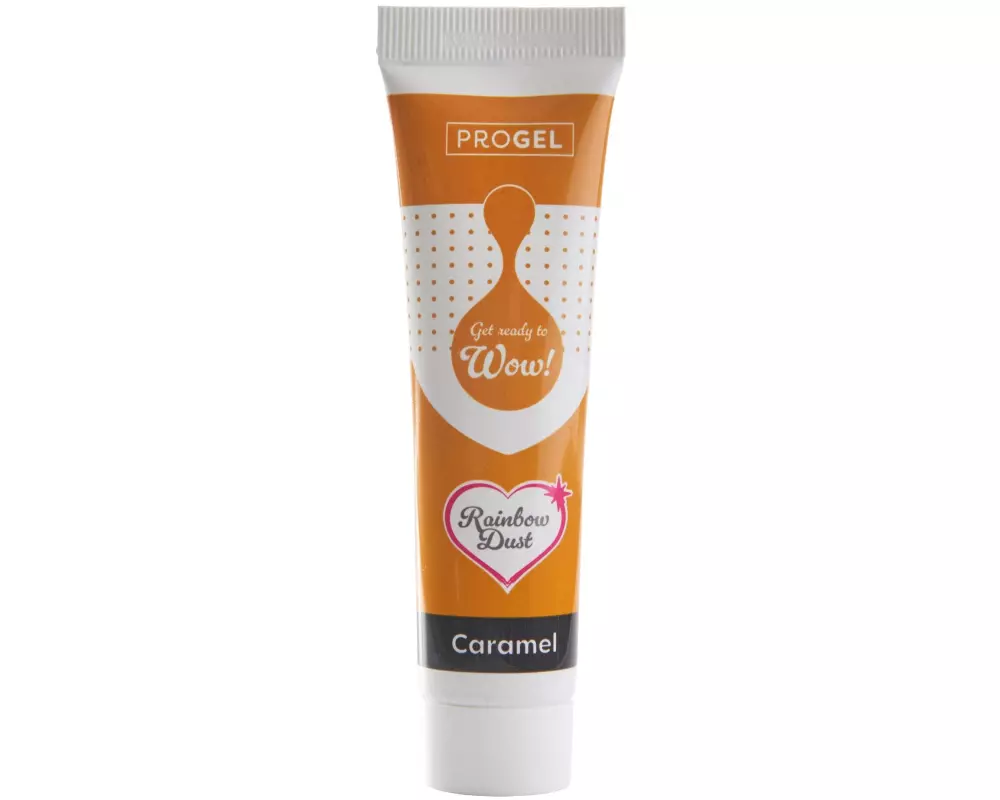 Rainbow Dust ProGel Lebensmittelfarbe Caramel 25 g