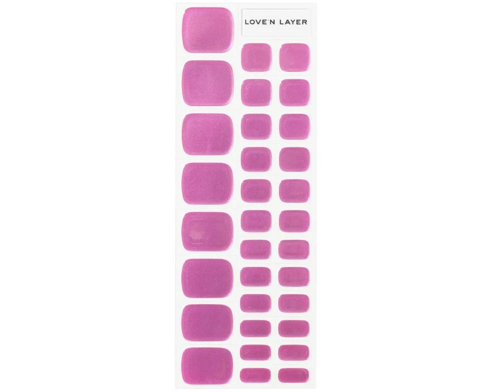 LoveNLayer Toe Metallic Dahlia Purple