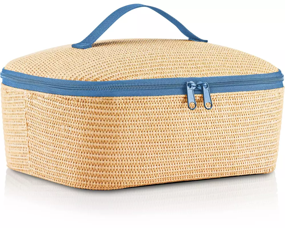 Reisenthel Kühltasche M pocket Raffia blue