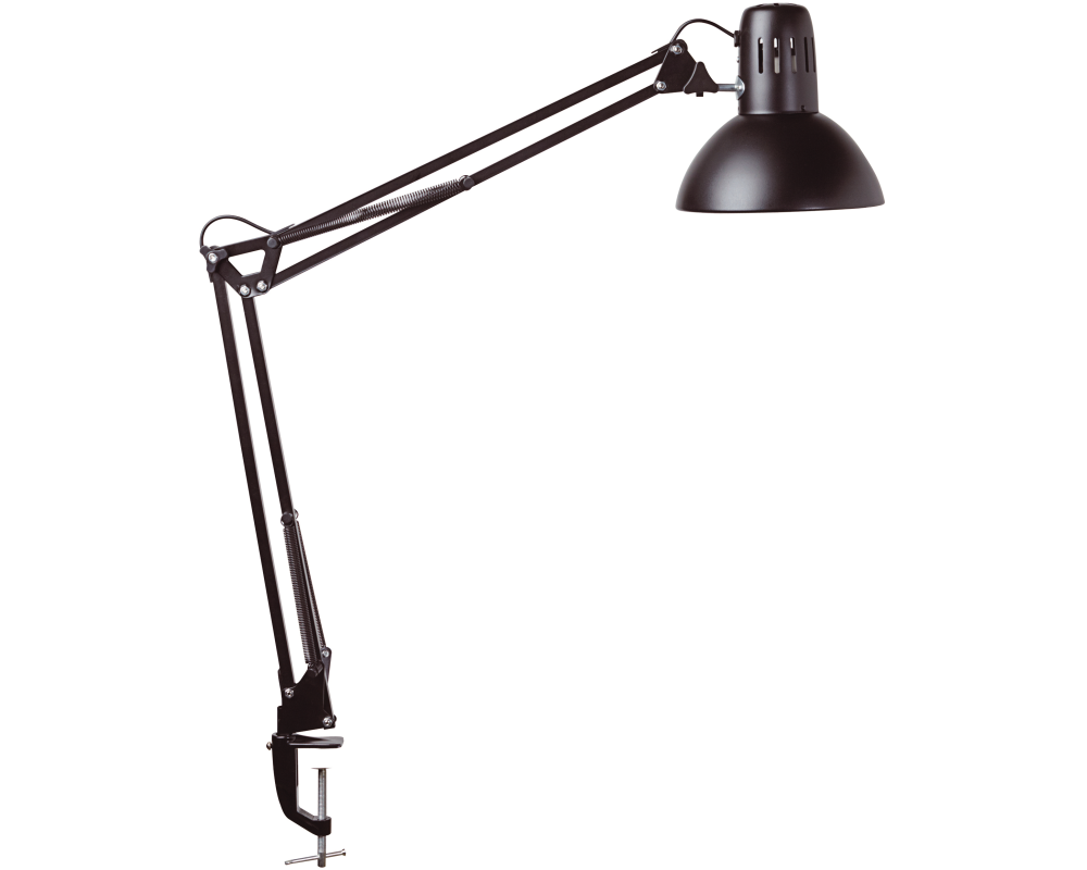 MAUL Tischleuchte MAULstudy 8230590 schwarz, E27, Klemmfuss