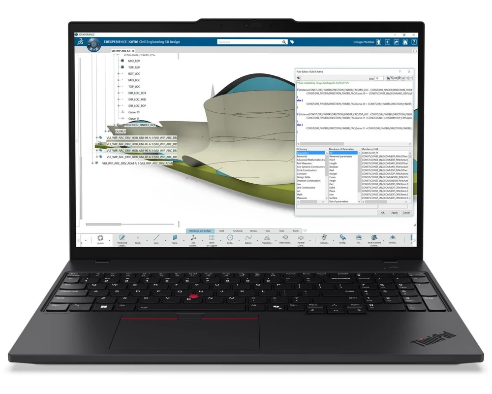Lenovo Notebook ThinkPad P16s Gen 4 (AMD) Copilot+ PC