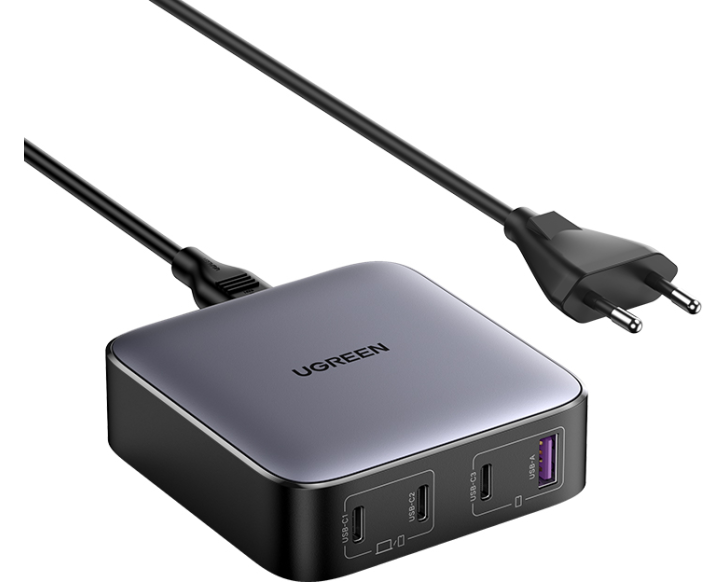 UGREEN USB Desktopcharger Nexode 90928 100W,1xUSB-A+3xUSB-C,Black