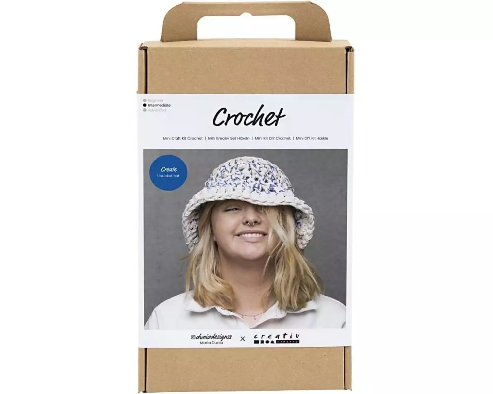 Creativ Company Bastelset Häkeln Fischerhut