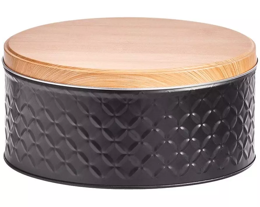 Zeller Present Vorratsdose Scandi 2 l, Schwarz