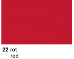URSUS Transparentpapier 70x100cm 2631422 42g, rot
