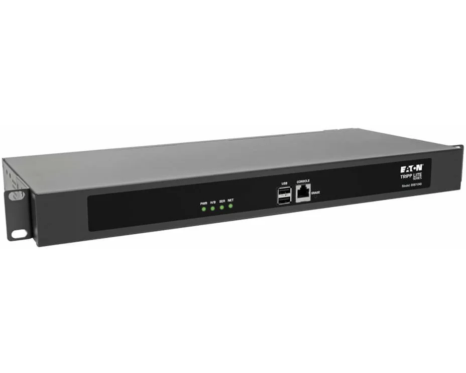 EATON TRIPPLITE 48-Port, Console, Server, USB, Ports, 2, Dual, GbE, NIC, 4, Gb, Flash, Desktop/1U, Rack, TAA