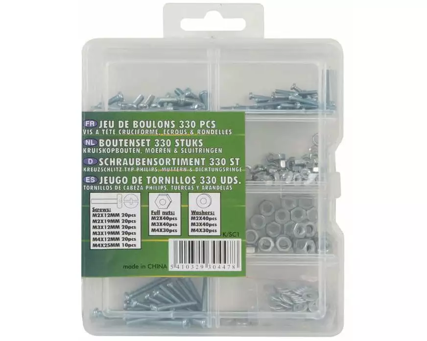 Velleman Schrauben K/SC1 330 Stück