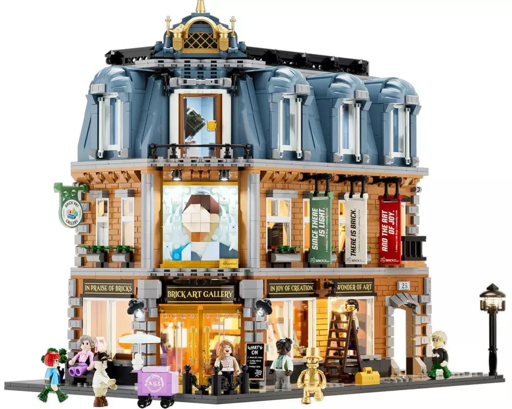 Lumibricks Brick Art Gallerie Kunststoffbausatz mit LED-Beleuchtung