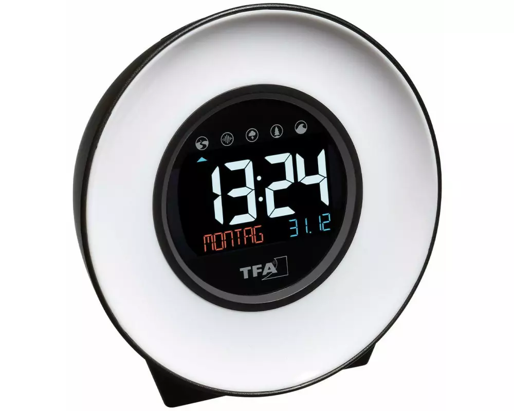 TFA Dostmann Wecker Moodlight mit Farbwechsel