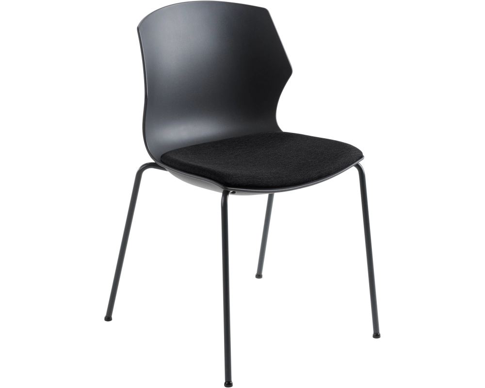 MAYER Besucherstuhl OvaLounge 25111701 schwarz/schwarz