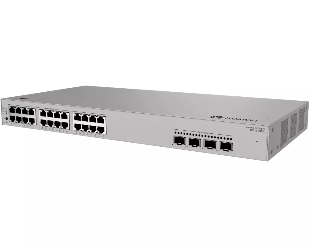 Huawei eKit PoE+ Switch S220S-24P4J 24 Port