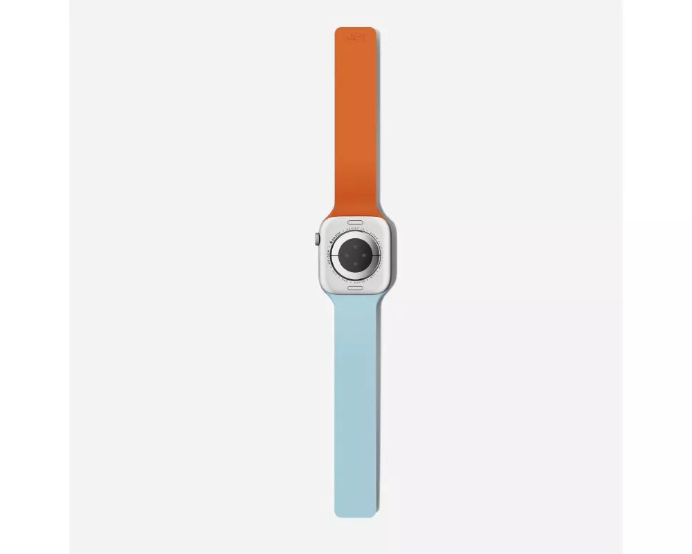 MOFT Apple Watch Band Silikon Wake Orange Swell Blue