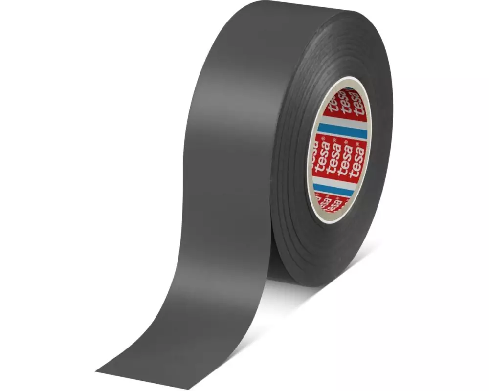 tesa Isolierband Premium Weich-PVC Tape schwarz, 33m x 19 mm