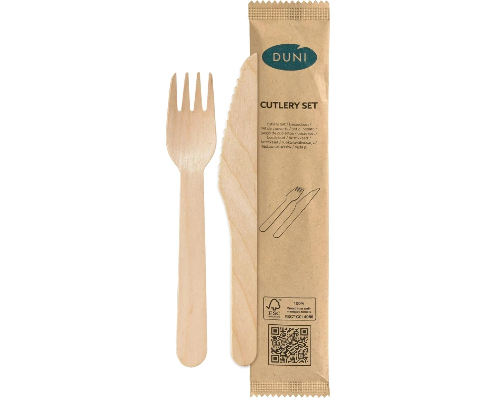 Duni Messer und Gabel 250 Stück