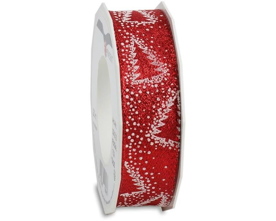 Pattberg Geschenkband Taos 25 mm x 20 m, Rot