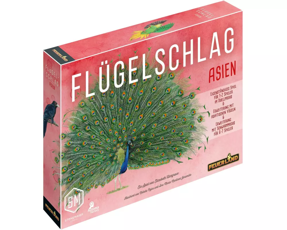 Feuerland Kennerspiel Flügelschlag: Asien-Erweiterung