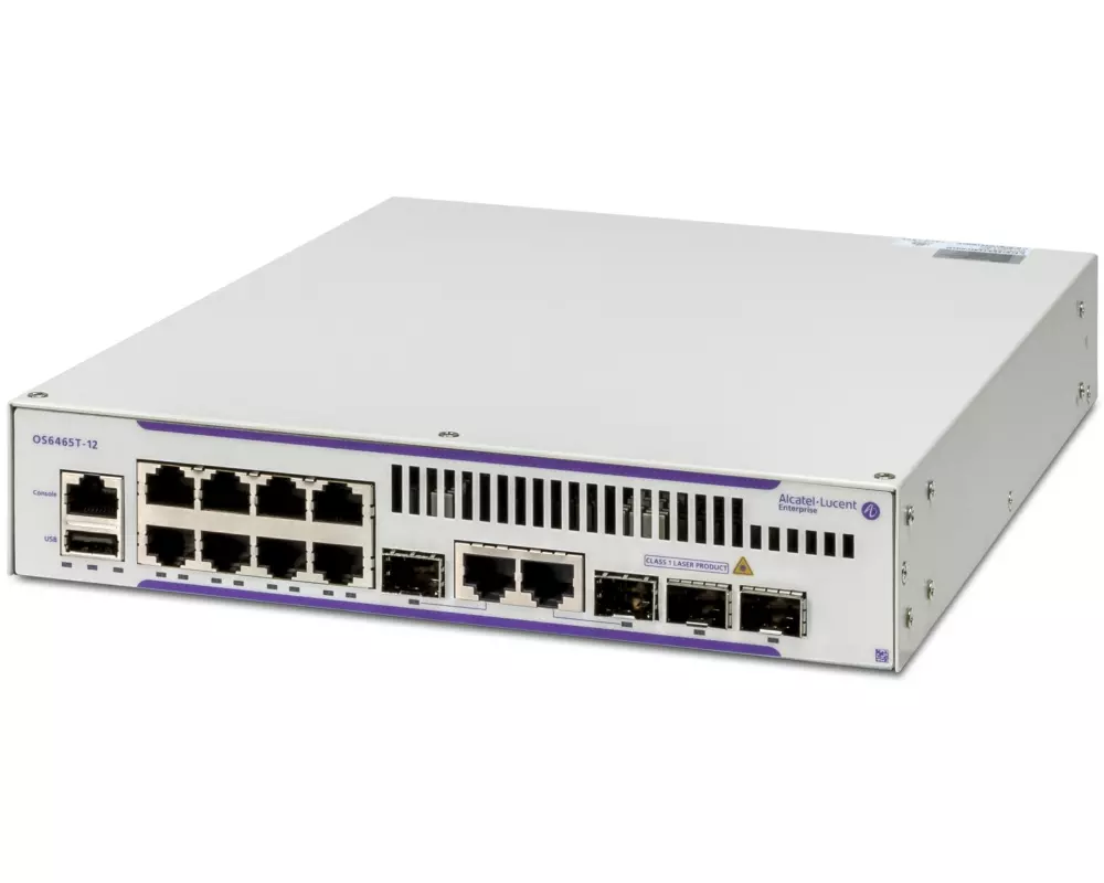 Alcatel-Lucent Switch OmniSwitch OS6465T-12 10 Port