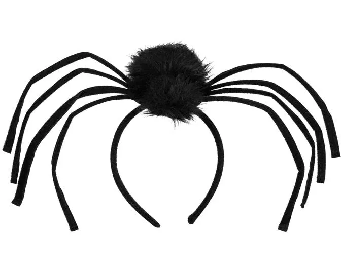 Partydeco Haarreif Spinne 19 x 32 cm