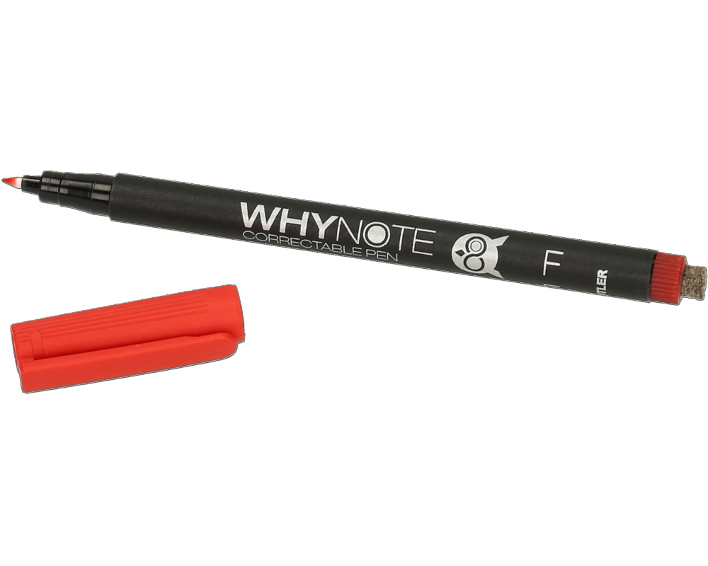 WHYNOTE Stift WNPEN002 rot, korrigierbar